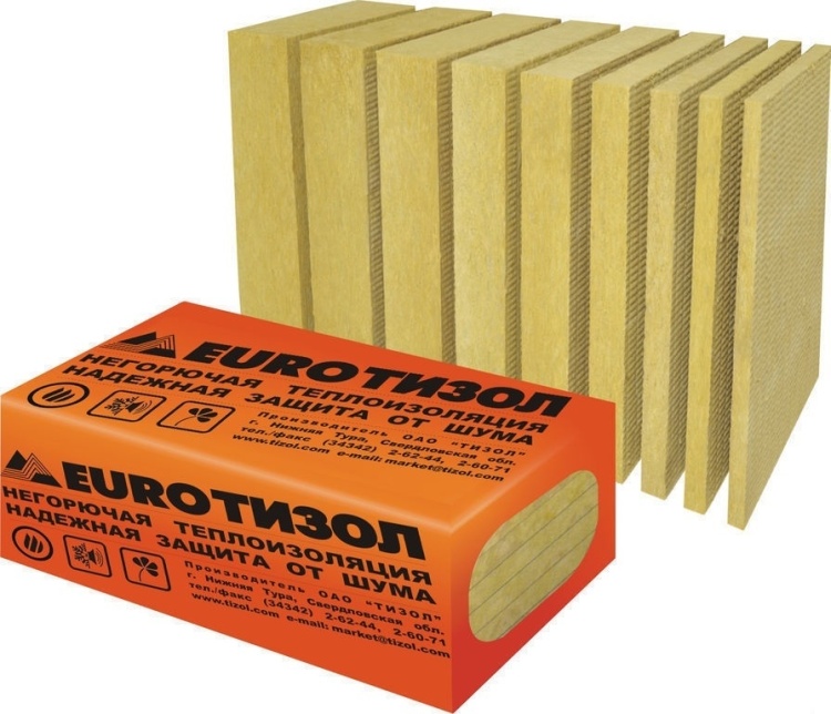 Утеплитель Тизол Евро-Фасад Универсал 130 1000х600х100 мм, 3 шт. уп
