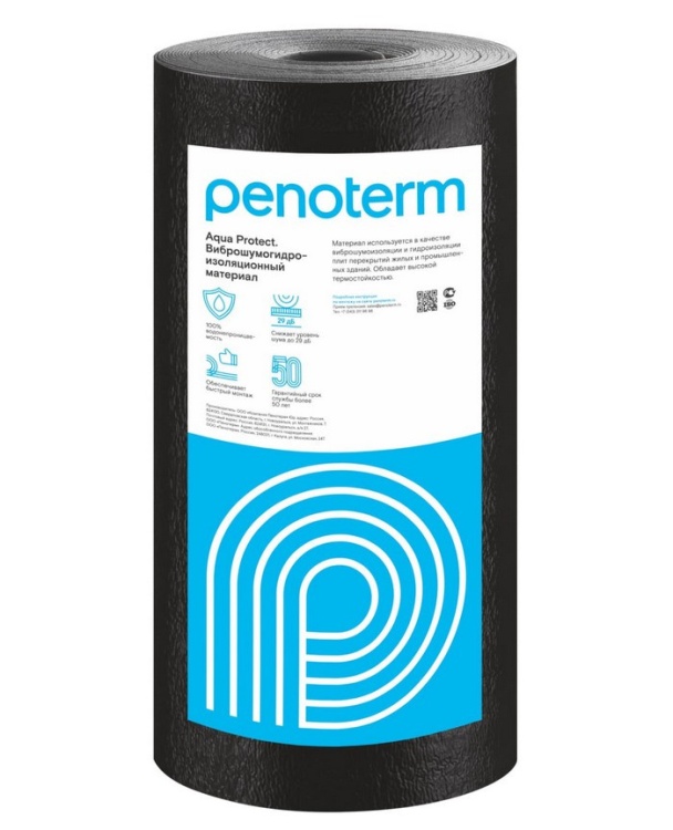 Вспененный полиэтилен Пенотерм Aqua Protect НПП ЛЭ (К) 6х1250х50