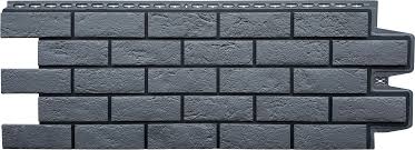 Фасадная панель Grand Line стандарт состаренный кирпич, графит