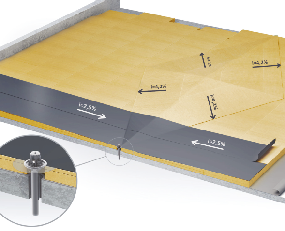 Плита теплоизоляционная Isoroc КЛИН А (4.5%) 25-50х600х1000 мм