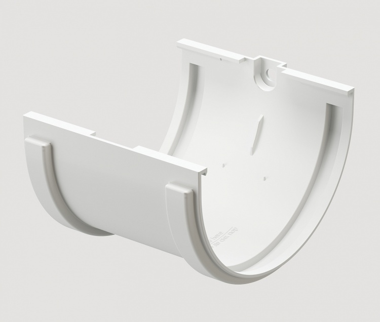 Соединитель желобов DOCKE Standard, белый