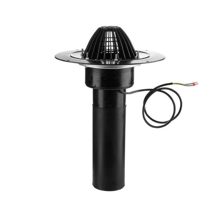 Воронка ТЕХНОНИКОЛЬ с обжимным металлическим фланцем c обогревом 110х450мм