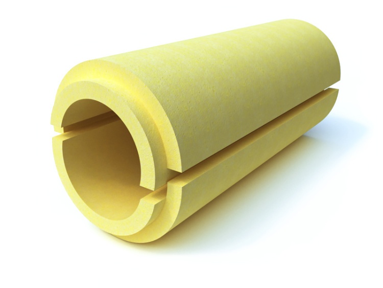 Скорлупа  для теплоизоляции труб ППУ С 1000х160х50 мм