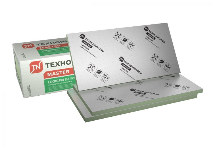 Плита теплоизоляционная LOGICPIR Ф/Ф 1200х600х50 мм