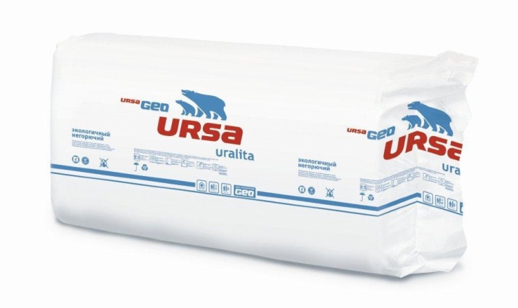 Утеплитель Ursa GEO 34 PN П-20 1250х610х50 мм 24шт. уп