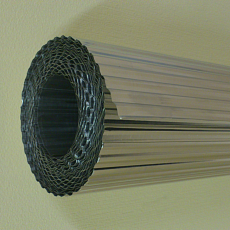 Фольга алюминиевая ДПРХТ 0,3*1000 гофрированная